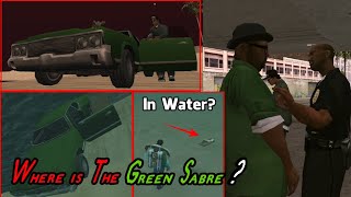 The Green Sabre Has Been Found! GTA San Andreas Myths - (Secret Green Car)