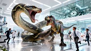 Metamorphosis | A mutated Tyrannosaurus Rex battles a prehistoric giant python | Full Monster Film