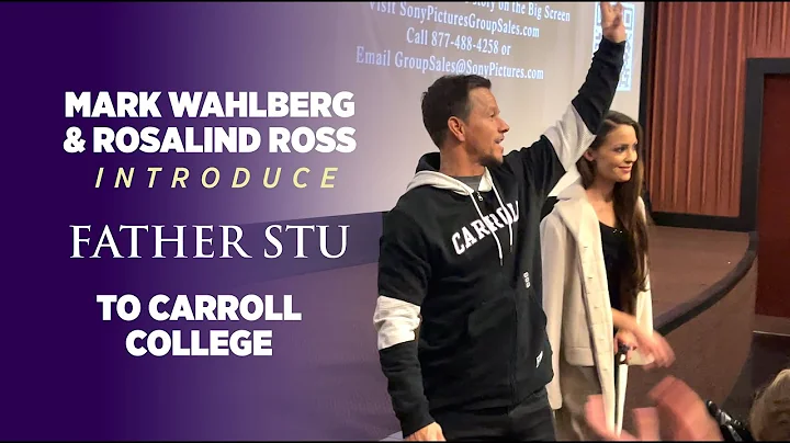 Mark Wahlberg introduces Father Stu Movie to Carro...