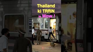 Sleeper Train in Thailand is far better than the Indian trains ! #train #thailand #travel