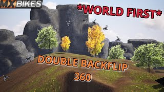 Worlds First Double Backflip 360 in MX Bikes!