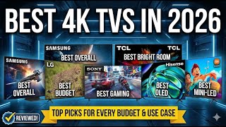 ✅5 Best 4K TVs in 2026 - Top Rated 4K Televisions You Can Buy Right Now!