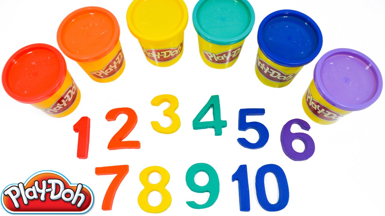 Play Doh Numbers 1 To 10 Learn Counting Numbers 1 10 Play Doh Numeros