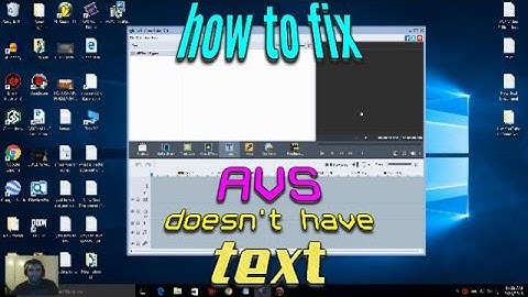 AVS Video Editor doesn