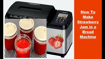 How To Make Strawberry Jam In A Bread Machine (Bread Maker) 🍓🍓🍓 Zojirushi Virtuoso Plus