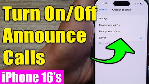 📞iPhone 16/16 Pro Max: How to Turn On/Off Announce Calls | iOS 18 🎙️