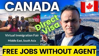 Canada 🇨🇦 FREE Work Visa for Indian & Asian without Agent | Canada Virtual Seminar | Tabrez Malik screenshot 2