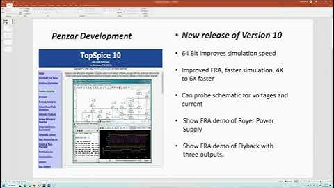 TopSPICE Version 10 New FRA