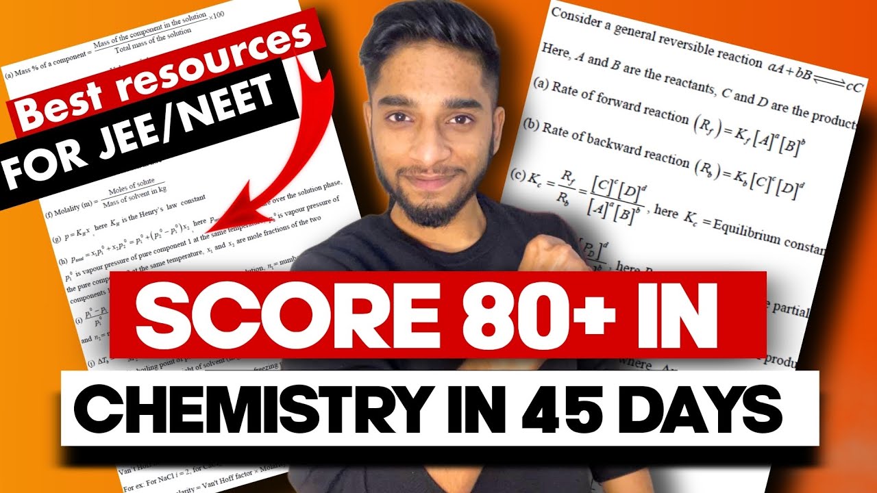 🛑Complete roadmap to score 80+ in JEE Mains chemistry! JEE Mains 2023 ...