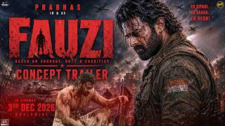 Fauzi First Look Concept Trailer | Prabhas | Hanu Raghavapudi | Mithun | fanmade