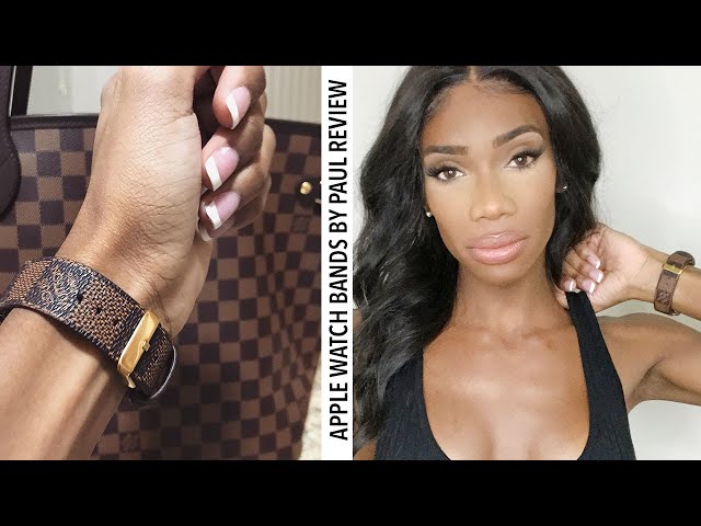 Repurposed Louis Vuitton Apple Watch Band - Unboxing/Review- love