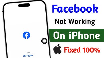 Facebook Not Working On iPhone | Fix Facebook Not Working in iPhone iOS 26 | iPhone Fb Stuck On Logo