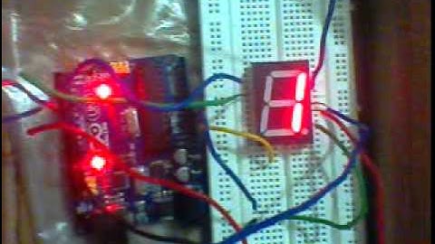 Arduino LED 7 segment Display videos(2)