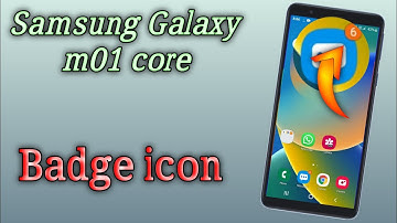 Badge icon Samsung Galaxy m01 core