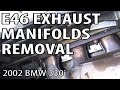 BMW E46 Exhaust Removal #m54rebuild 4