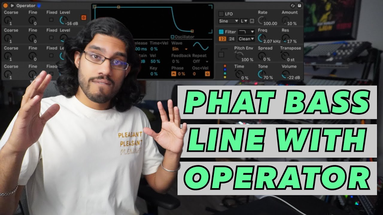 FAT BASS tutorial with Ableton OPERATOR [Project File Available] - YouTube