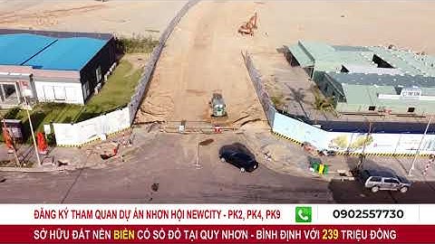 Cập nhật tiến độ thi công dự án Nhơn Hội NewCity và Căn Hộ Takashi Ocean Suite