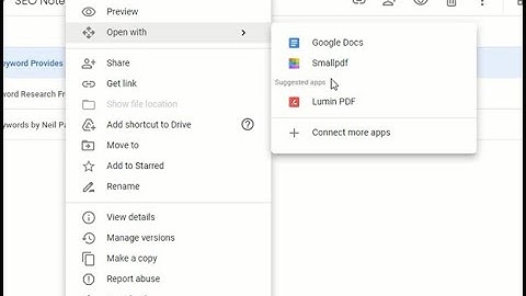How to uninstall SmallPDF extension from Google Drive
