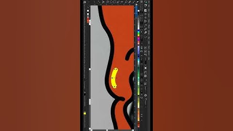 drawing vector cartoon grimreaper using coreldraw #shorts