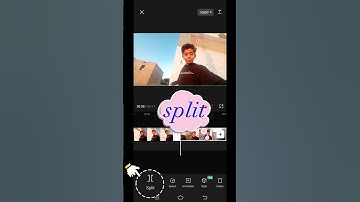 How to cut the middle part of the video