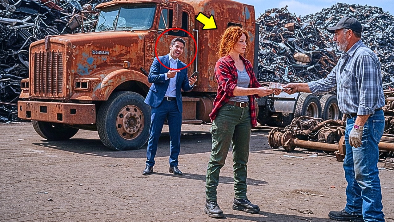 LA MECÁNICA COMPRÓ UN KENWORTH OXIDADO POR UNAS MONEDAS EL CEO SE BURLÓ DE ELLA HASTA QUE DESCUBRIÓ