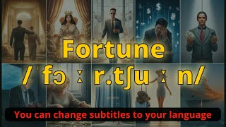 Fortune meaning with 5 examples