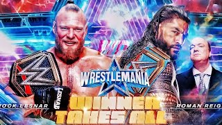 FULL MATCH - Roman Reigns vs. Brock Lesnar – WWE Undisputed Title Match: Wrestlemania Apr. 3, 2022