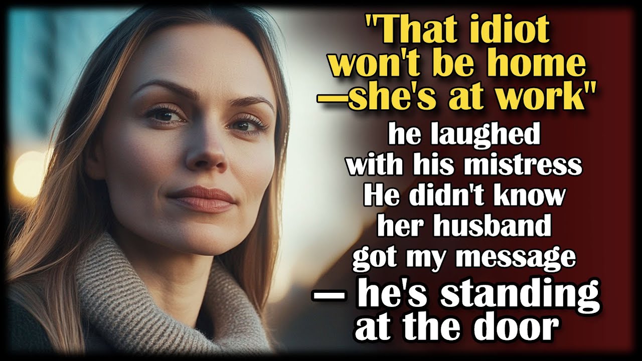 He was in our bed with his mistress while I was at work—Too bad her husband got my text first