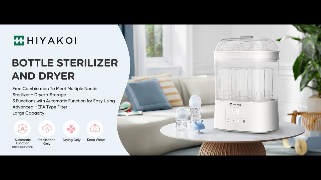 その他 Sterilizer Baby Bottle Sterilizer & Dryer, 2-Layer Electric Steam All-in-One