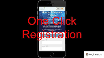 One Click Registration - e-RegisterNow