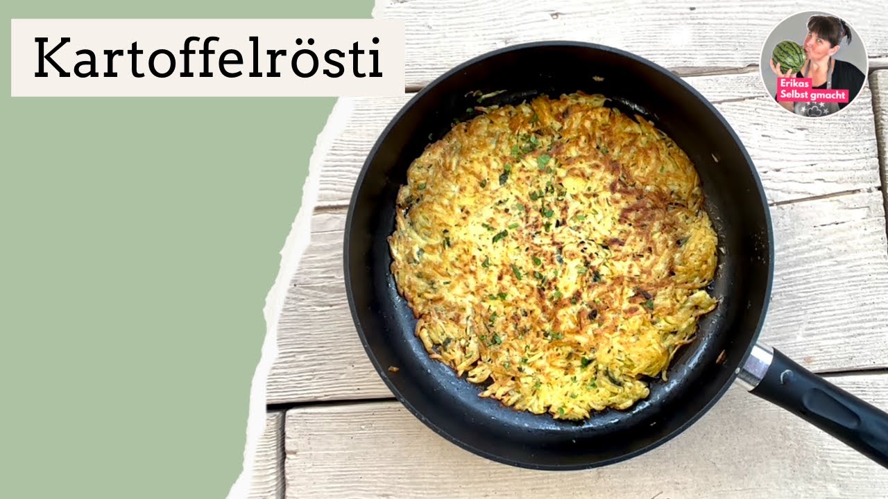Kartoffelrösti aus rohen Kartoffeln