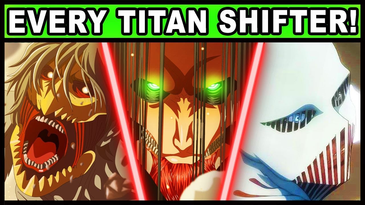 All 9 Titan Shifters and Their Holders Explained! (Attack on Titan