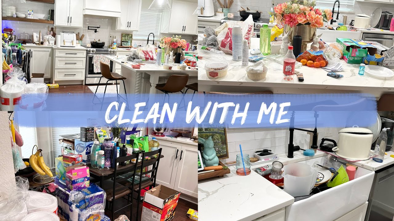 EXTREME KITCHEN CLEAN WITH ME | DECLUTTER AND ORGANIZE #cleanwithme