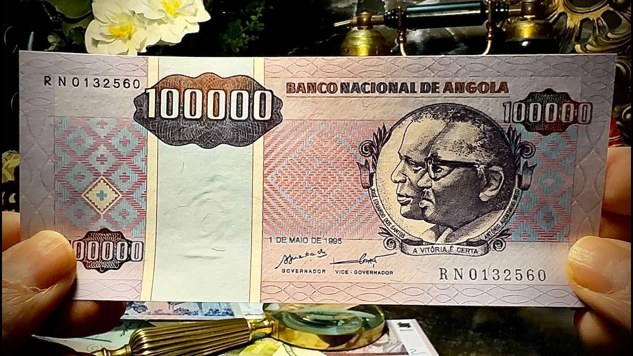 100,000 Kwanzas 1995 (Angola) — A Banknote from a Country Rebuilding Itself