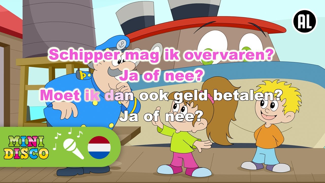 SCHIPPER MAG IK OVERVAREN | Kinderliedjes | Karaoke | Minidisco - YouTube
