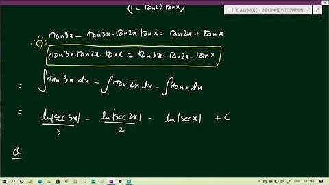 INDEFINITE INTEGRATION: LEC-6
