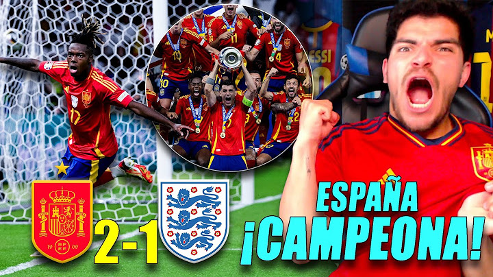 Reacciones de un HINCHA España 2-1 Inglaterra FINAL de la EURO 2024 ¡¡ESPAÑA CAMPEONA DE LA EURO!!