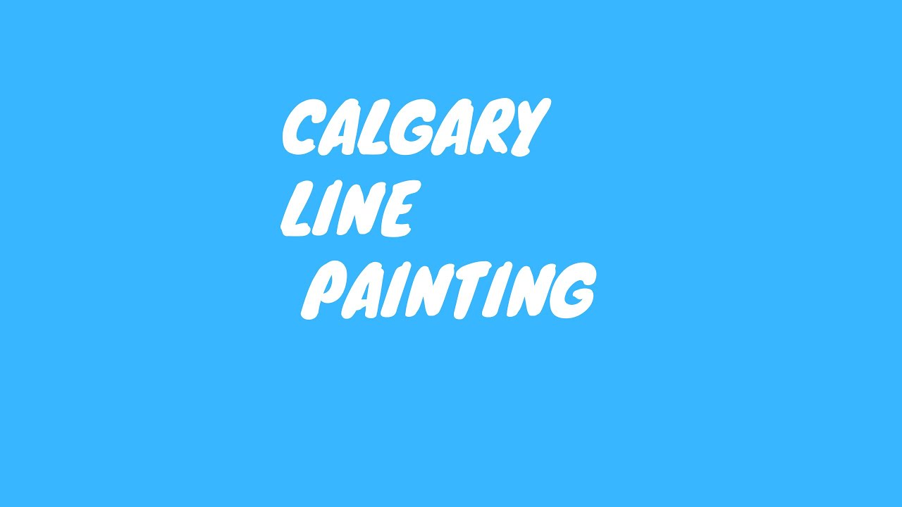 Line painting Southwood, Calgary, Alberta, line striping calgary, line