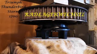 Triumph Thunderbird Storm Radlagerwechsel/ wheel bearing change
