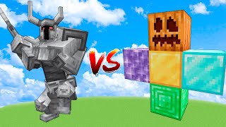 Ferrous Wroughtnaut vs All New Golems | Minecraft Mob Battle