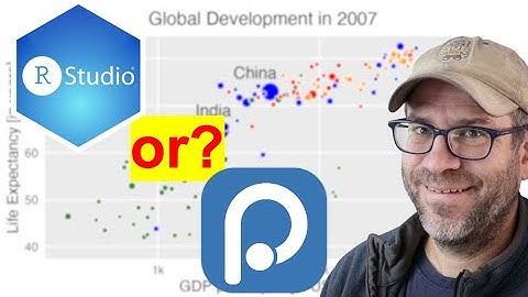 Positron or RStudio? First time Positron user creates scatter plot with R