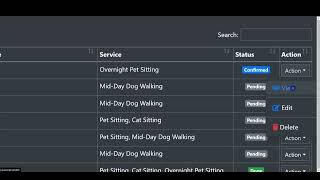 PetCare Web App screenshot 1