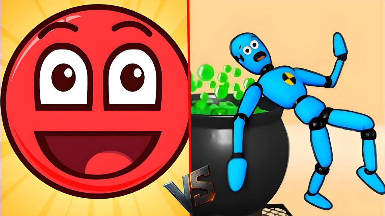 💔⚽ Hide Ball brain teaser games 🆚 ragdoll break kick the body Gameplay ...