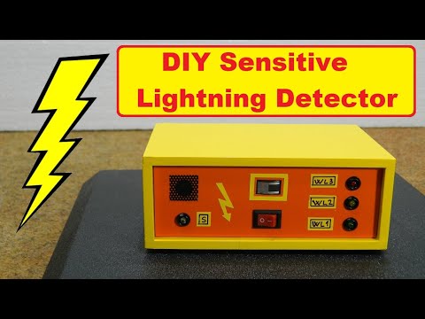 Sensitive Arduino Lightning detector with homemade sensor - YouTube