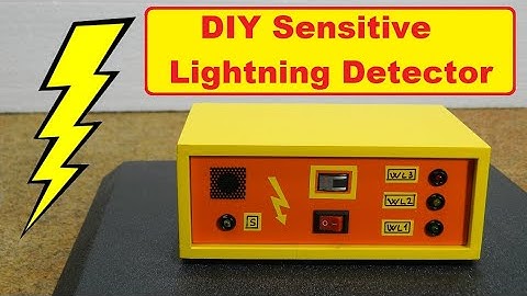 Sensitive Arduino Lightning detector with homemade sensor