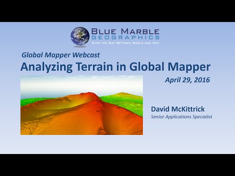 Analyzing Terrain in Global Mapper