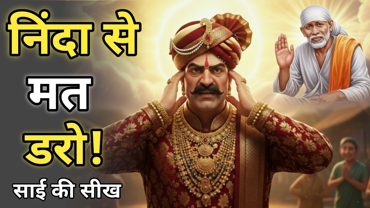 निंदा से मत डरो | साईं बाबा की सीख | Sai Baba Motivational Story