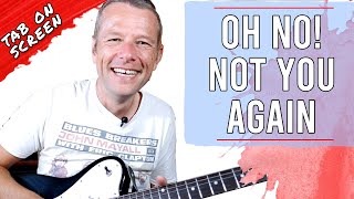 Video thumbnail of "Oh No Not You Again - Intro Solo and Rhythm Guitar Lesson - Australian Crawl"