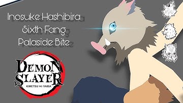 Demon Slayer Inosuke Palaside Bite | Stick Nodes Animation