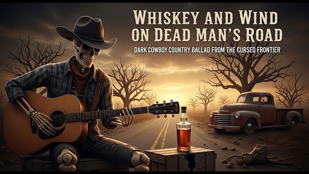 Whiskey and Wind on Dead Man’s Road – Dark Cowboy Country Ballad from the Cursed Frontier #dark